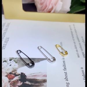 925 Stamped Sterling Silver Safety Pin Earrings